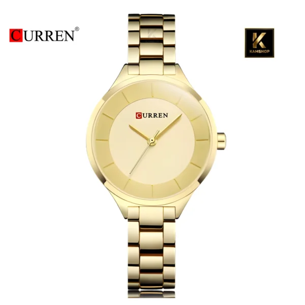 Montre Femme Elegante Acier inoxydable Lady-Gold Gold