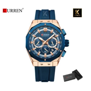 Montre homme élégante au cadran bleu CURREN 8464
