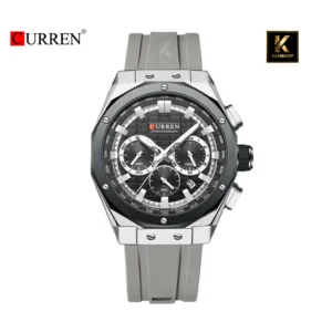 Montre homme élégante au cadran noir foncé CURREN 8464 GREY