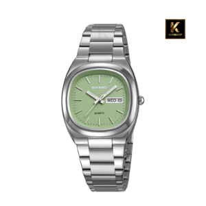Montre de luxe à quartz Waterproof pour homme Silver Green SKMEI 2420